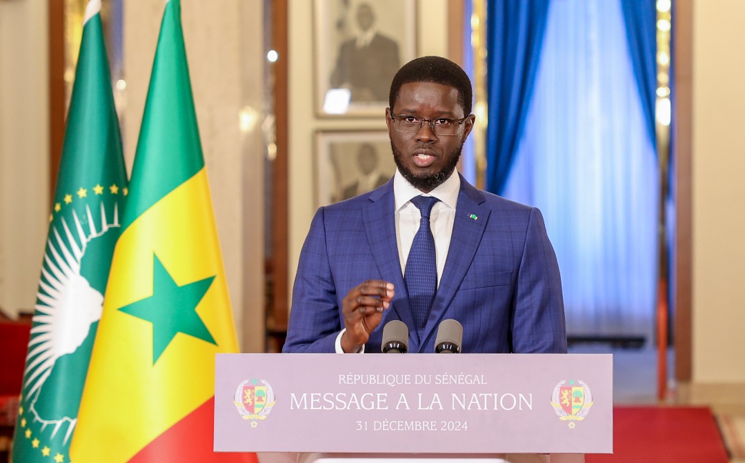 Diomaye Sénégal 31 déc24